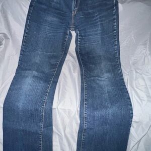 Levi's Women's Dark Blue Flare Jeans